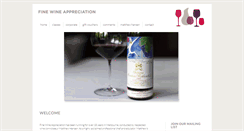 Desktop Screenshot of finewineappreciation.com.au